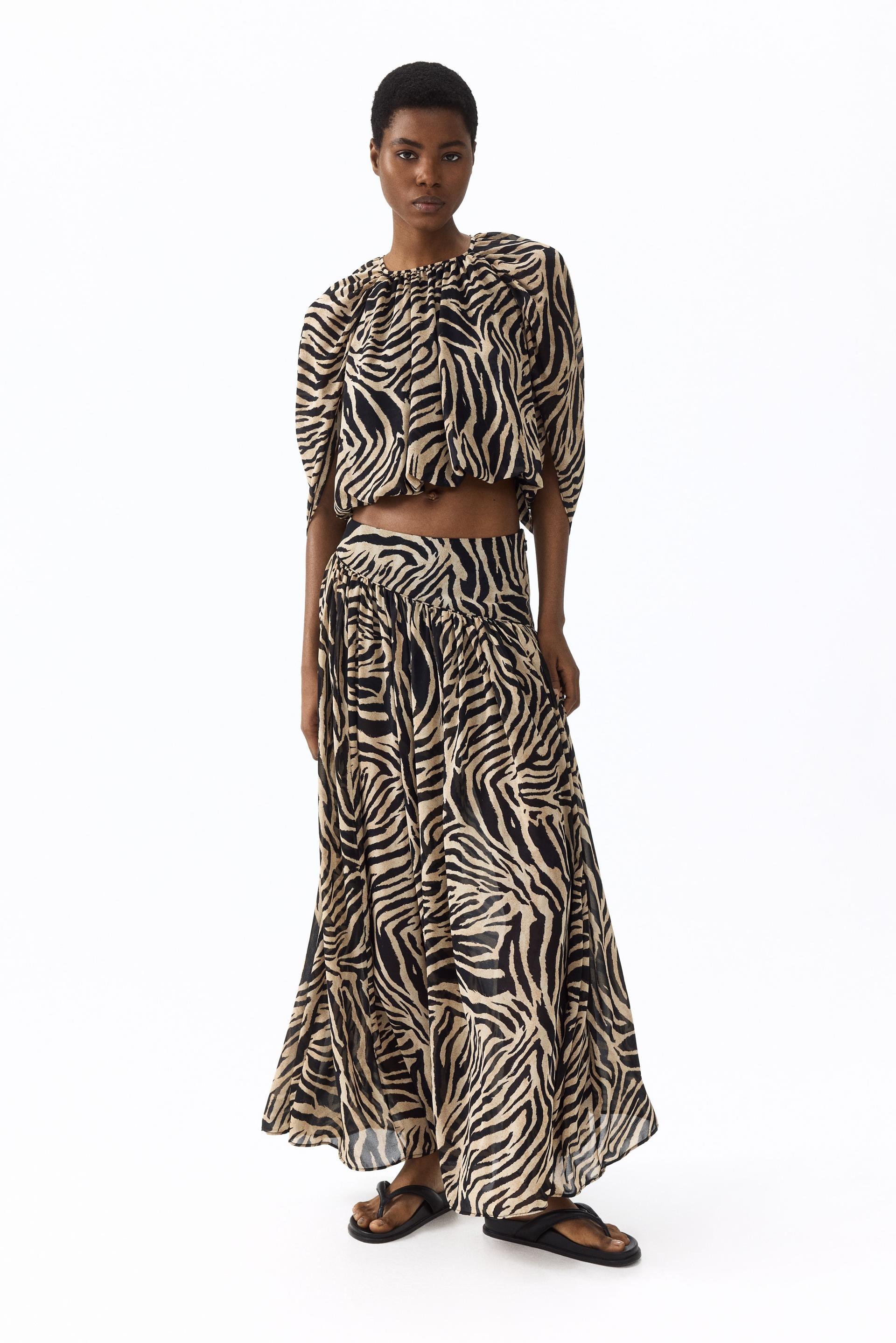 chiffon maxi skirt