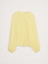 chiffon twist-neck top