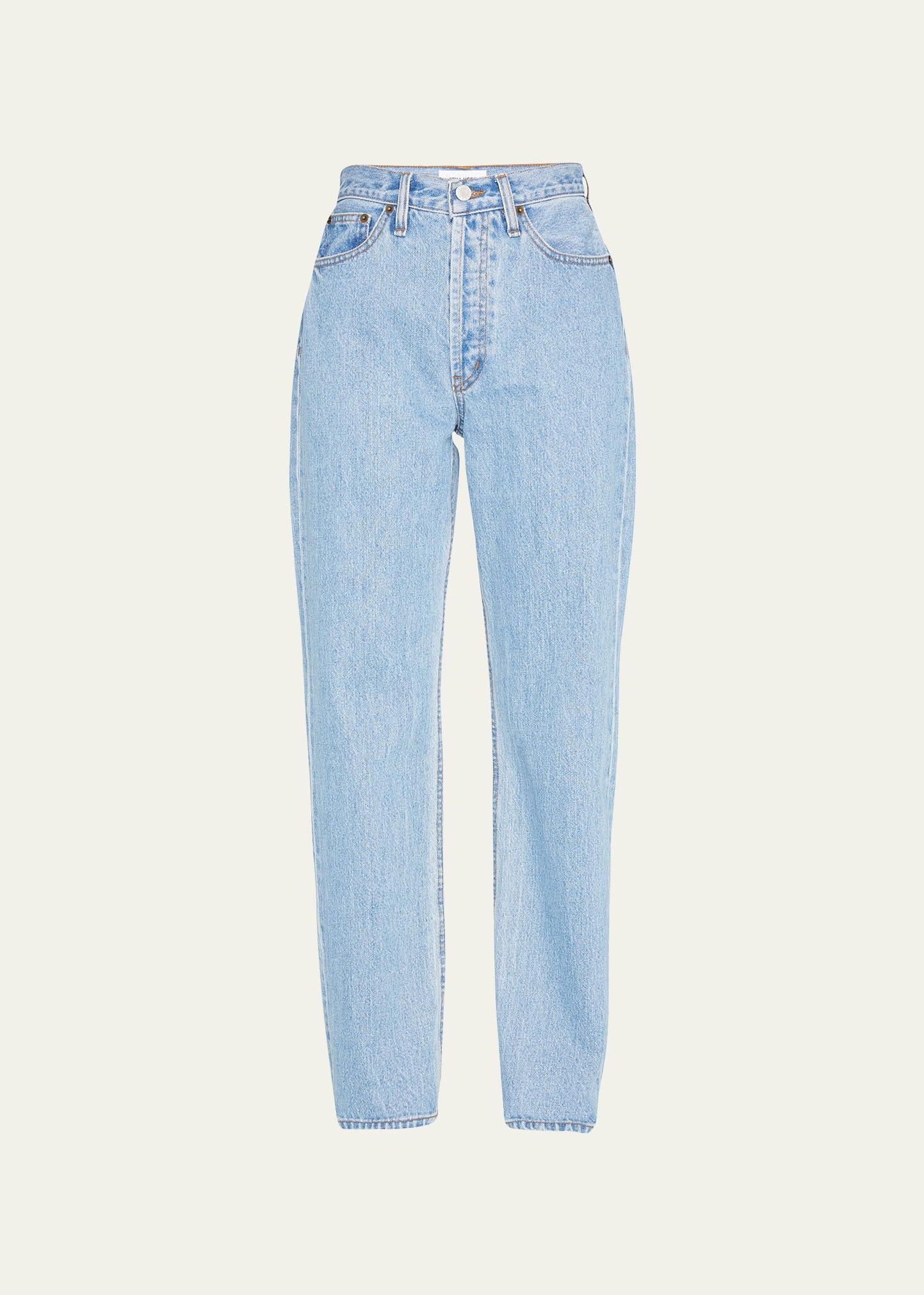 childhood high rise straight jeans