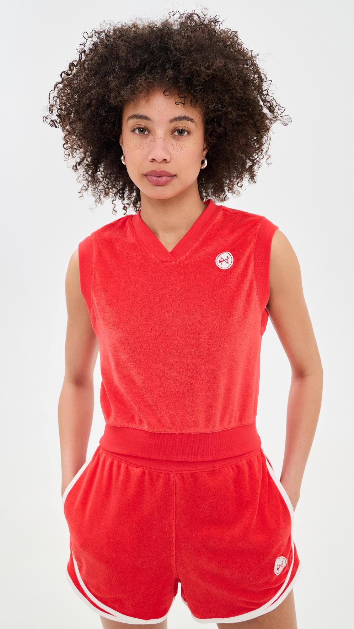 chill terry tank top