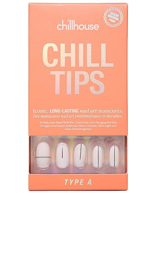 chillhouse type a chill tips press-on nails in nude.