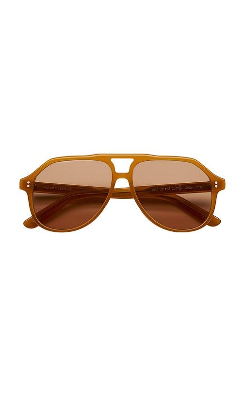 chimi sally sunglasses in mustard.
