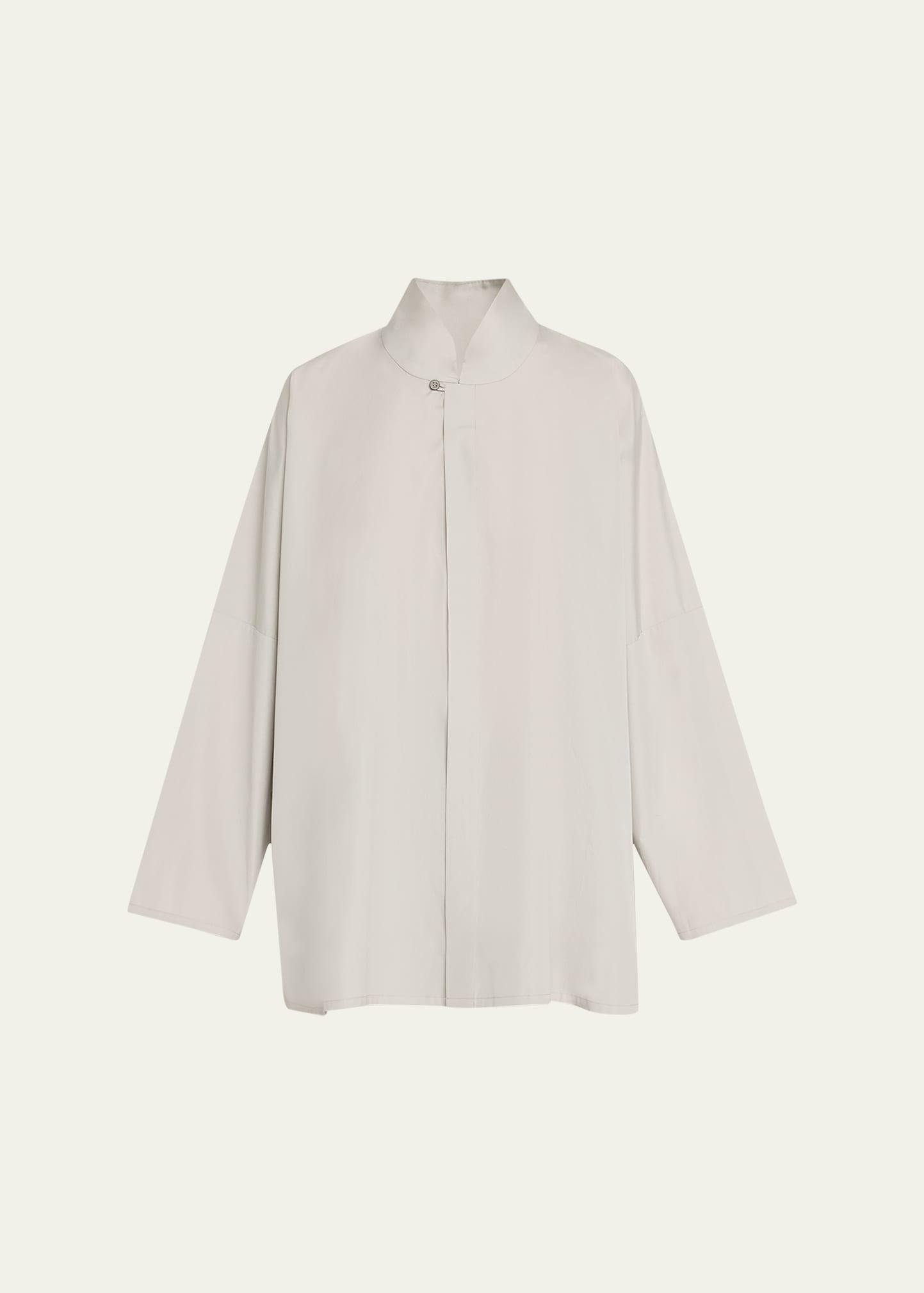 chinese imperial shirt with chinese collar (long length)