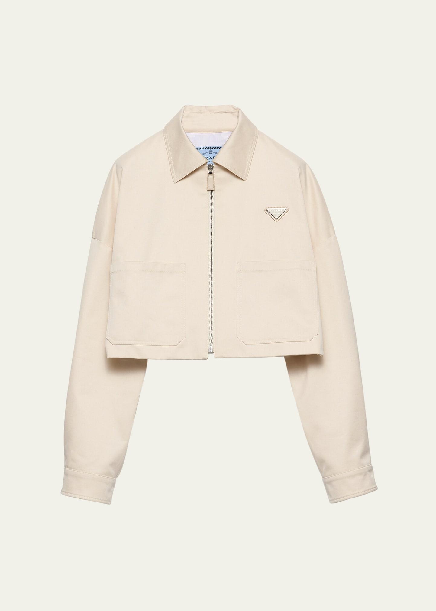 chino cropped jacket