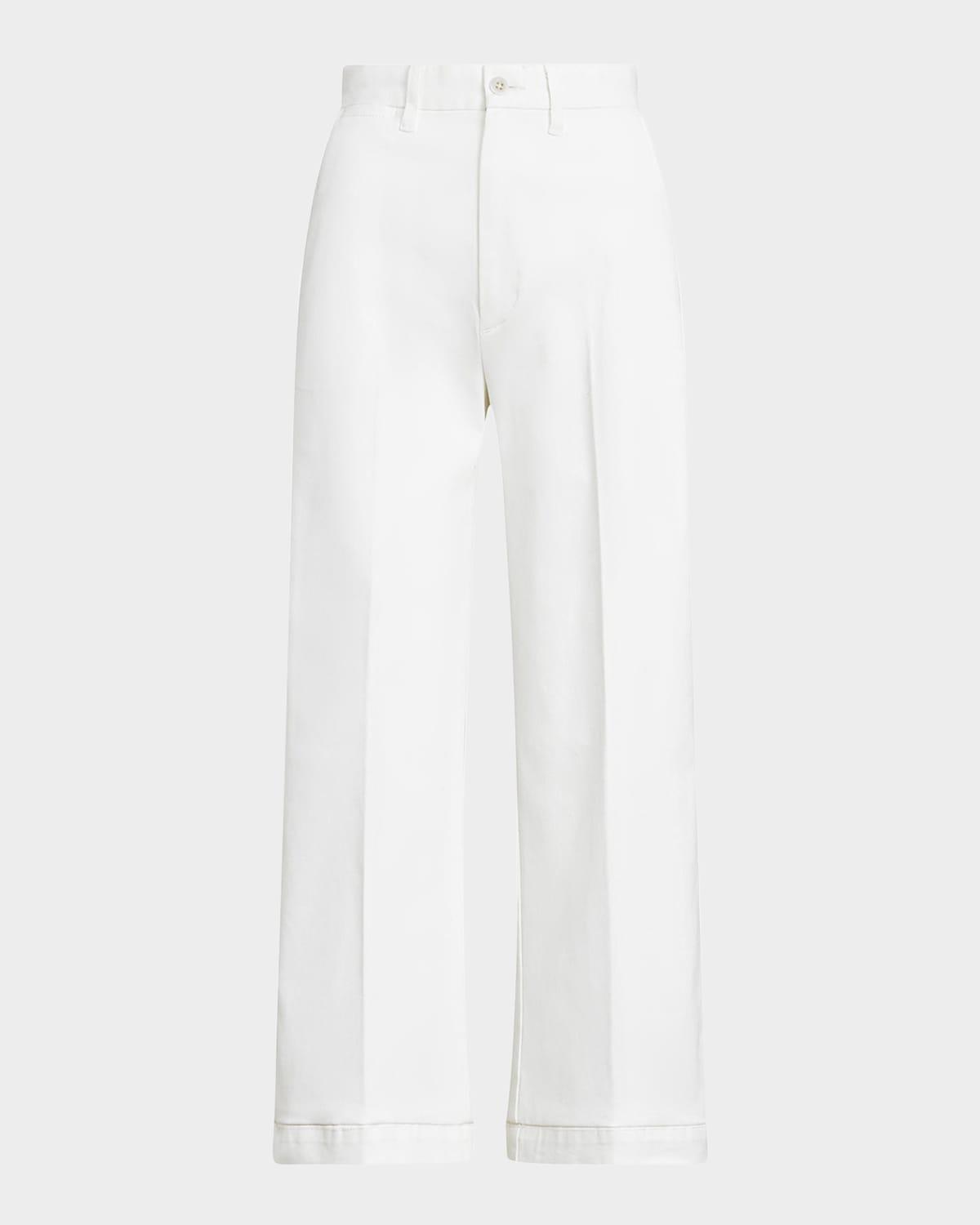 chino wide-leg pants
