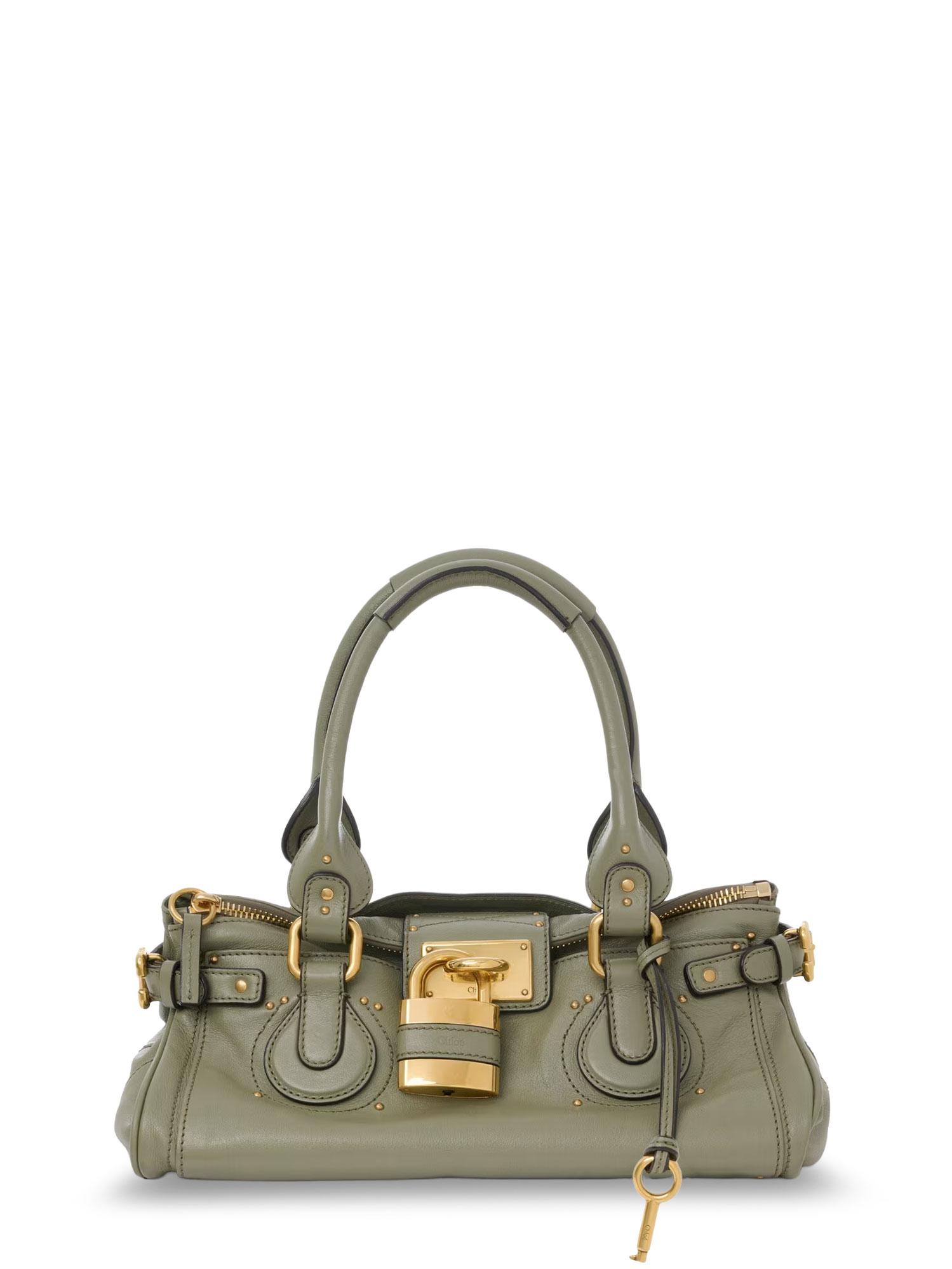 chloè bags aloegreen pelle - women