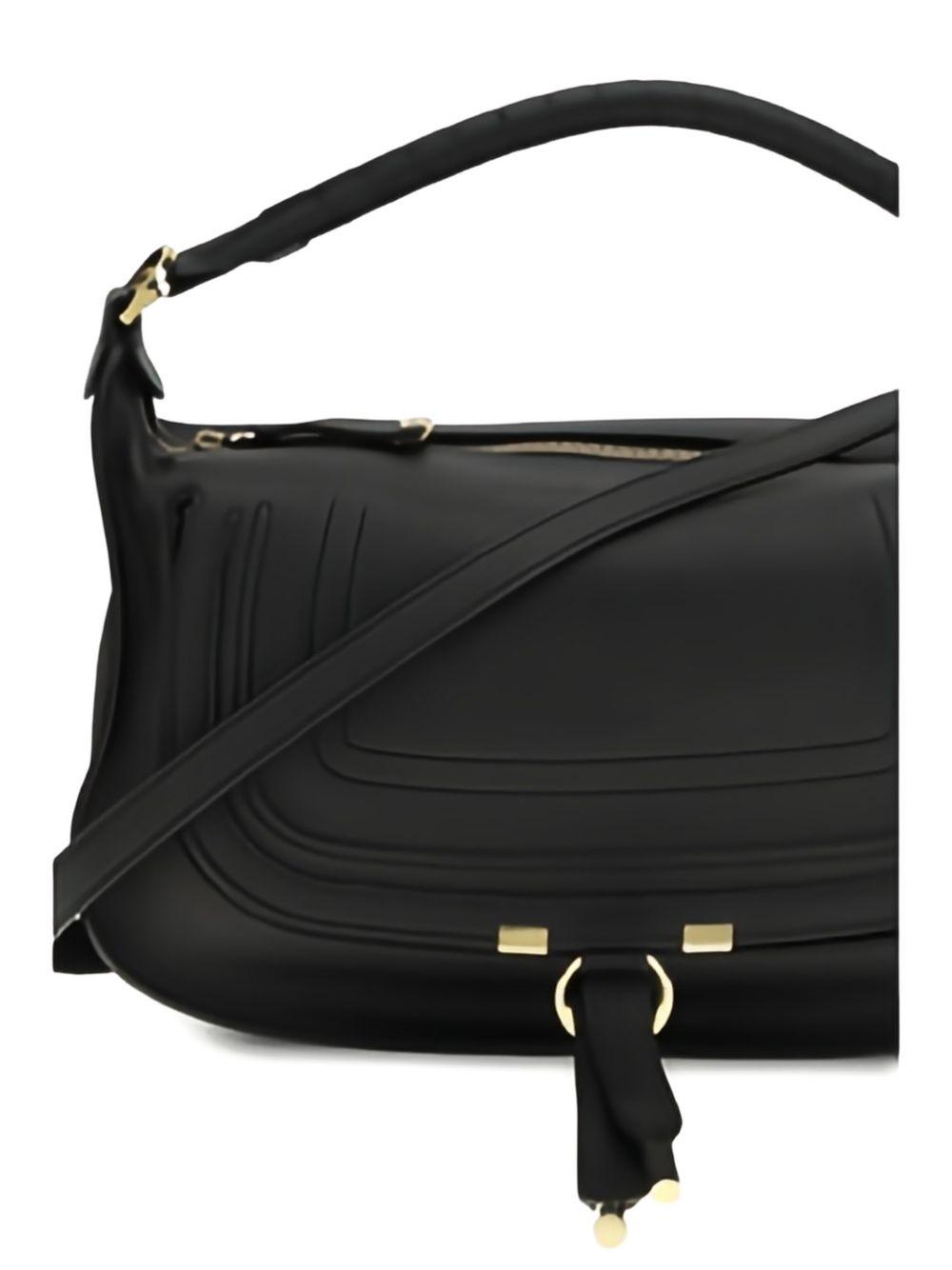 chloè bags black calf leather - women