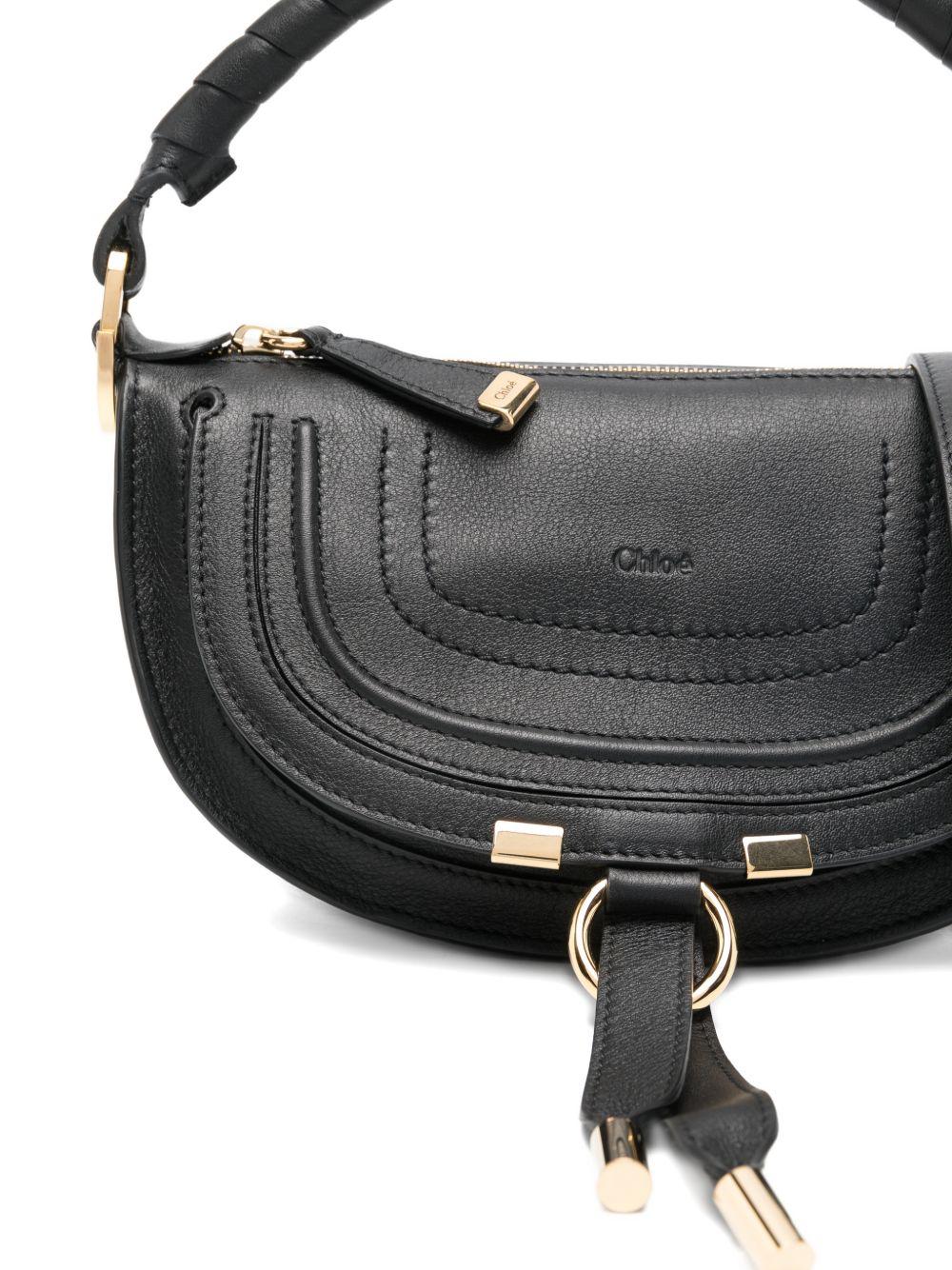 chloè bags black calf leather - women