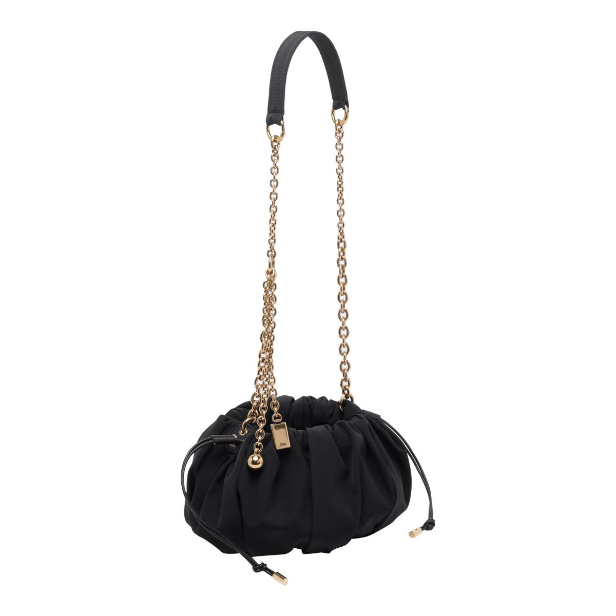 chloè bags black polyamide - women