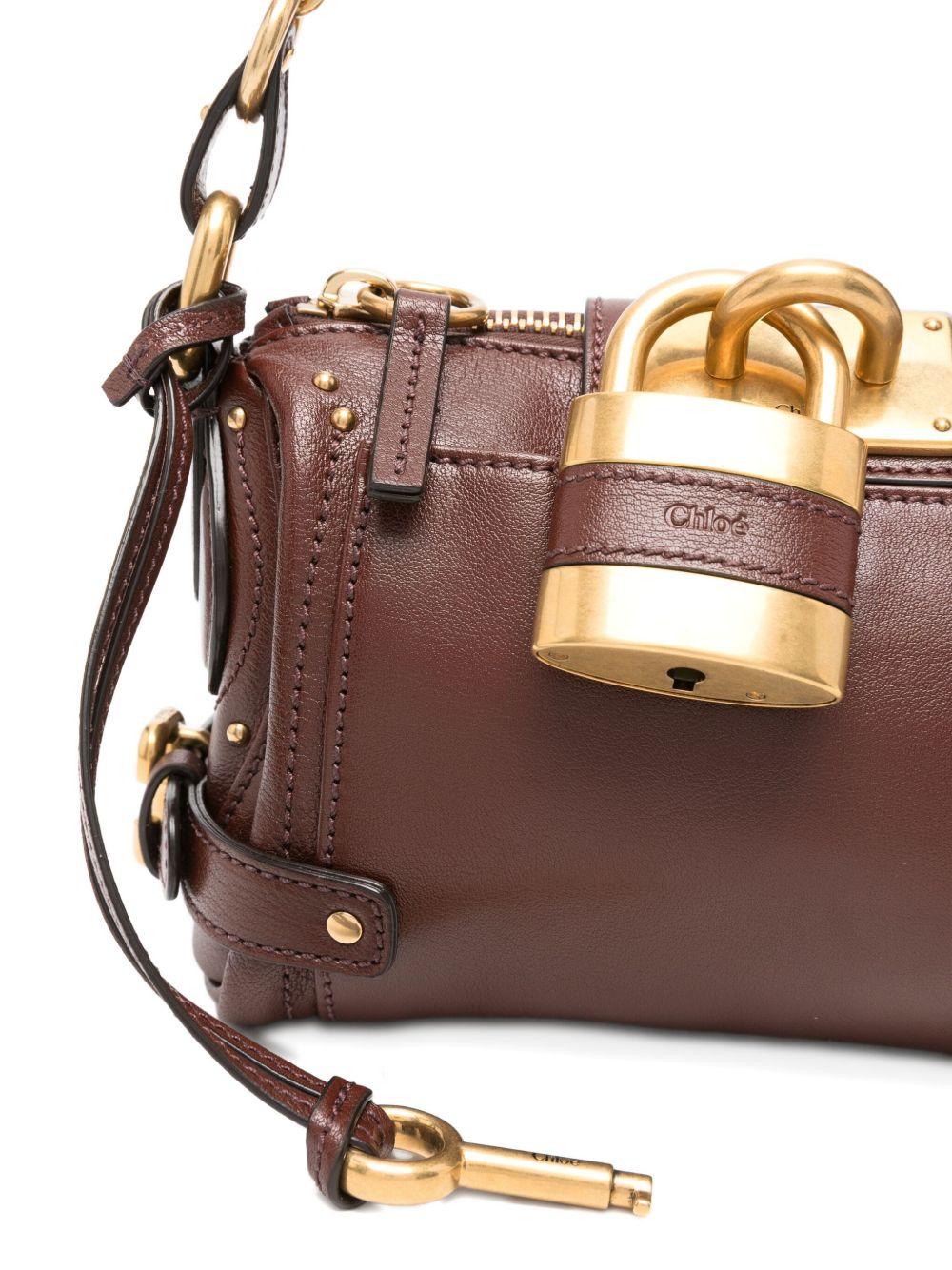 chloè bags brown outer: buffalo leather - women