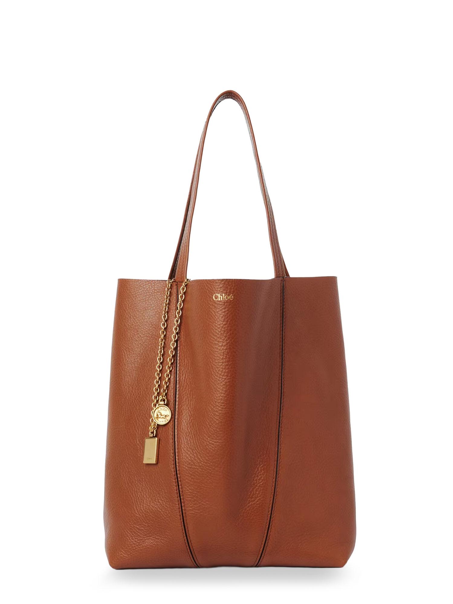 chloè bags claybrown pelle - women
