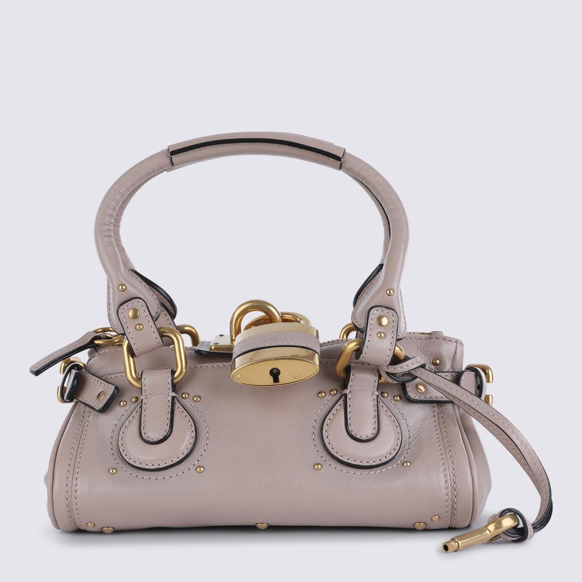 chloè bags earthy pink leather - women