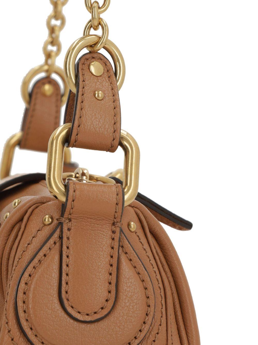 chloè bags marrone chiaro buffalo leather - women