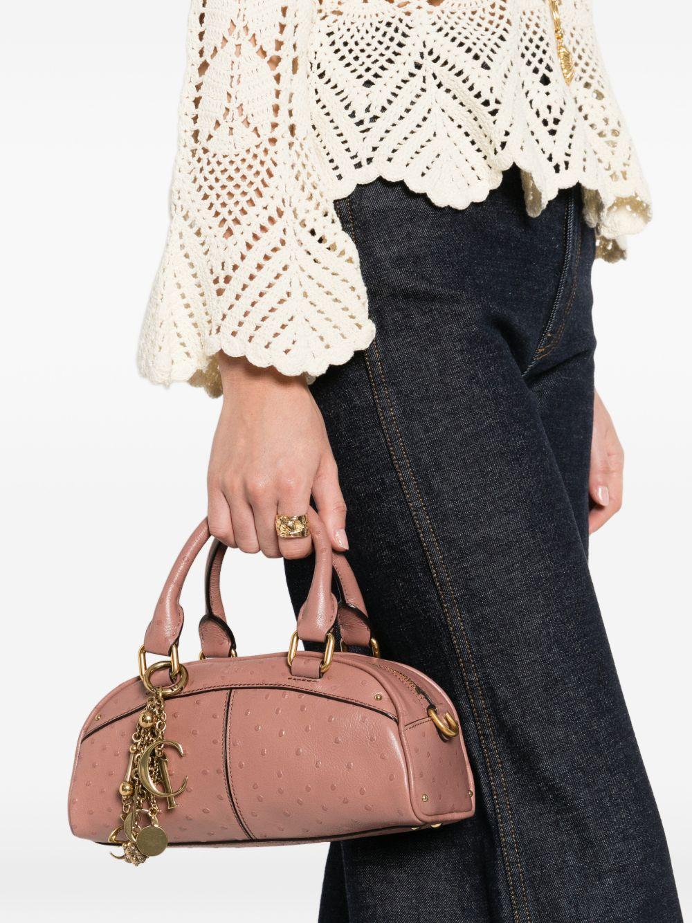 chloè bags pink leather - women
