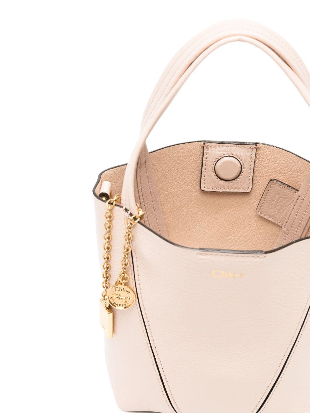 chloè bags pink leather cow - women