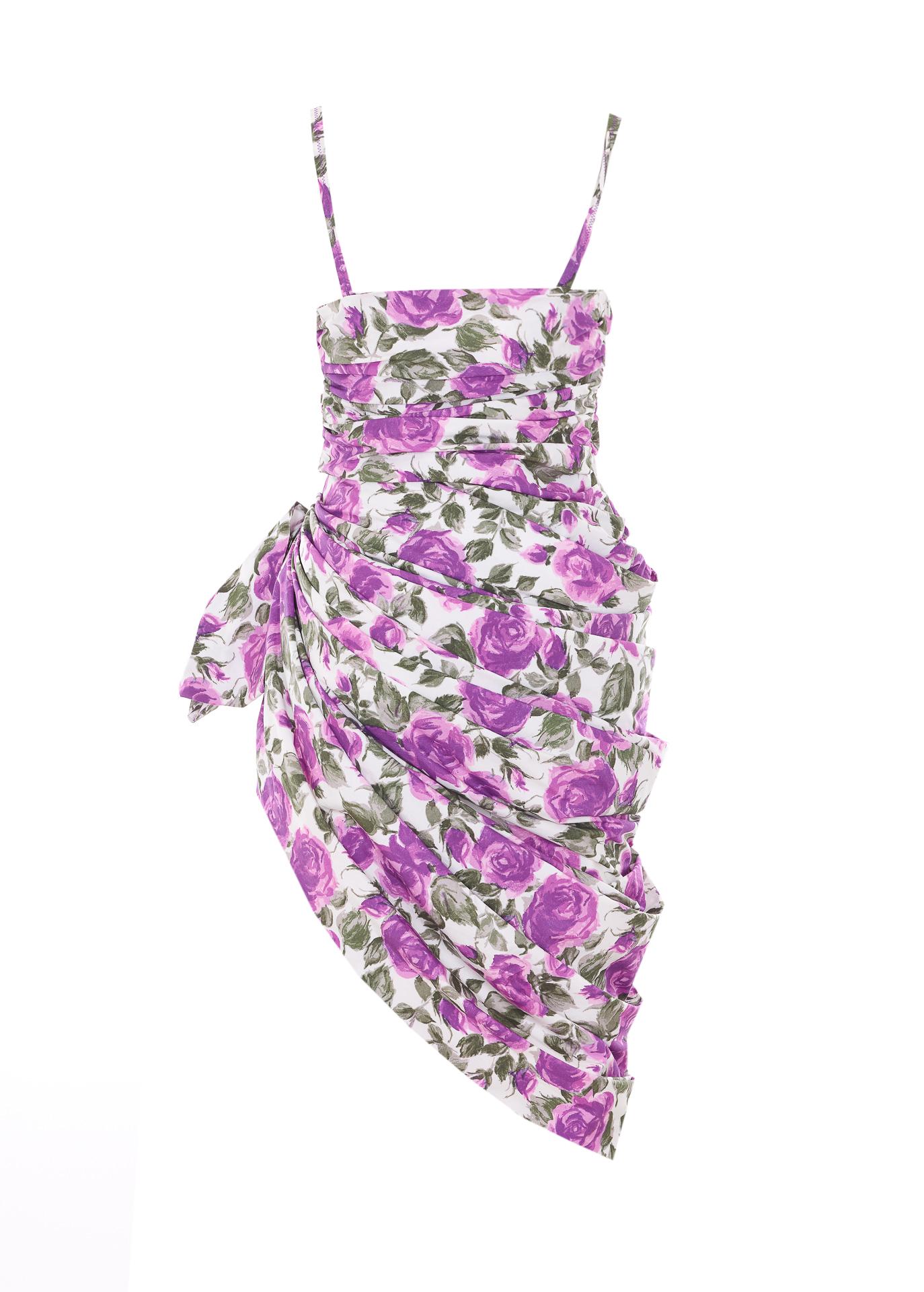 chloè dresses purple cotton - women