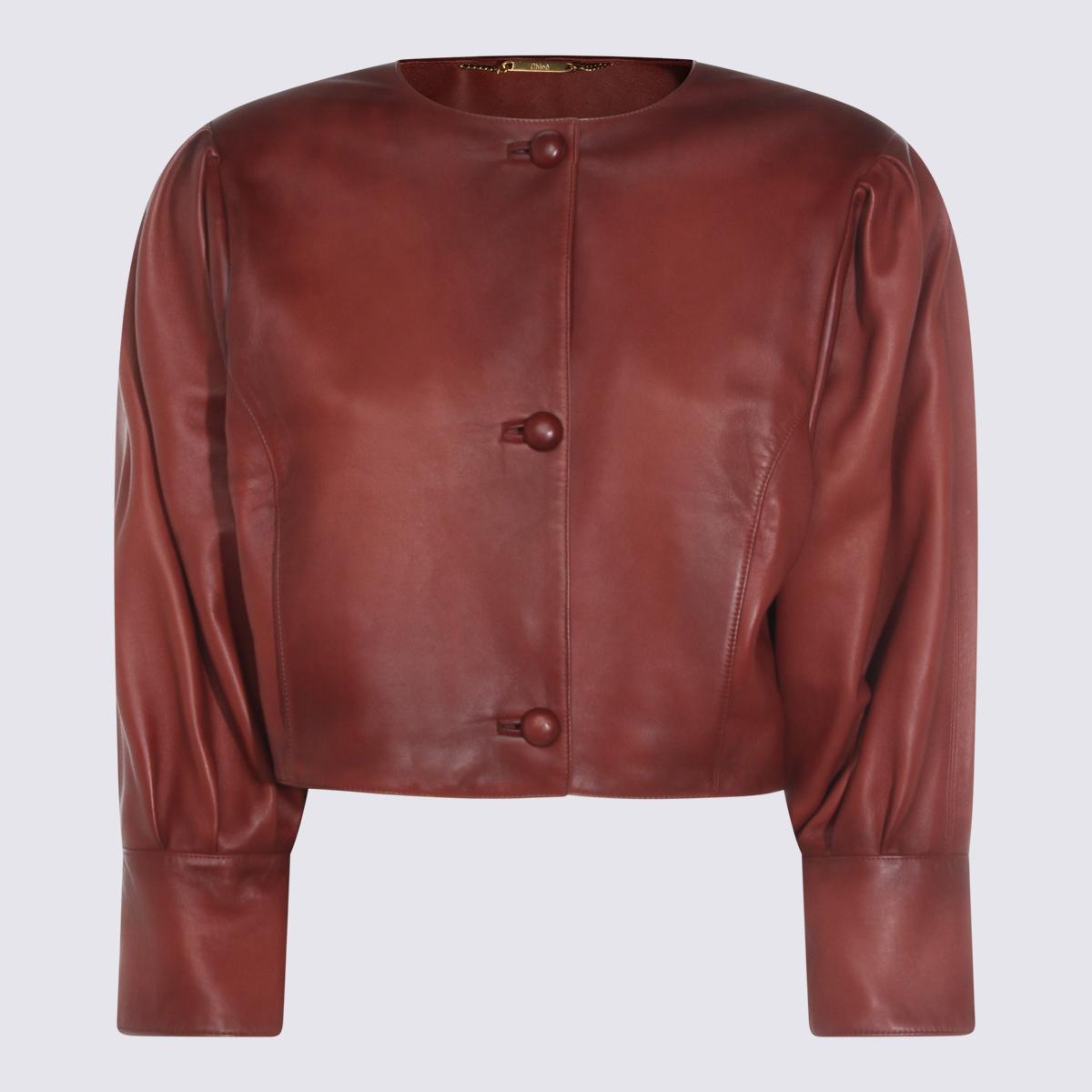 chloè jackets burnt henna _le - women