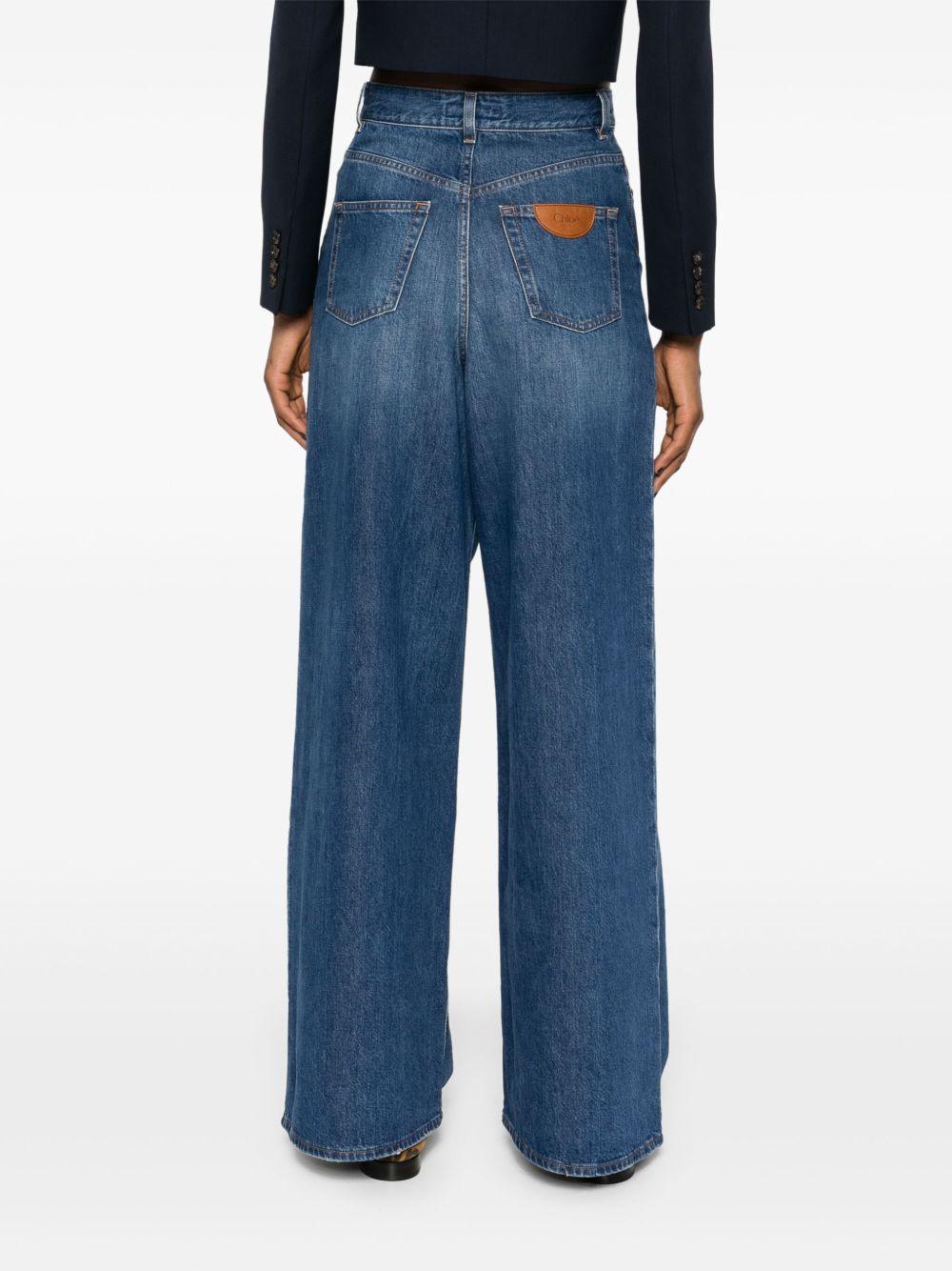 chloè jeans blue cotton - women