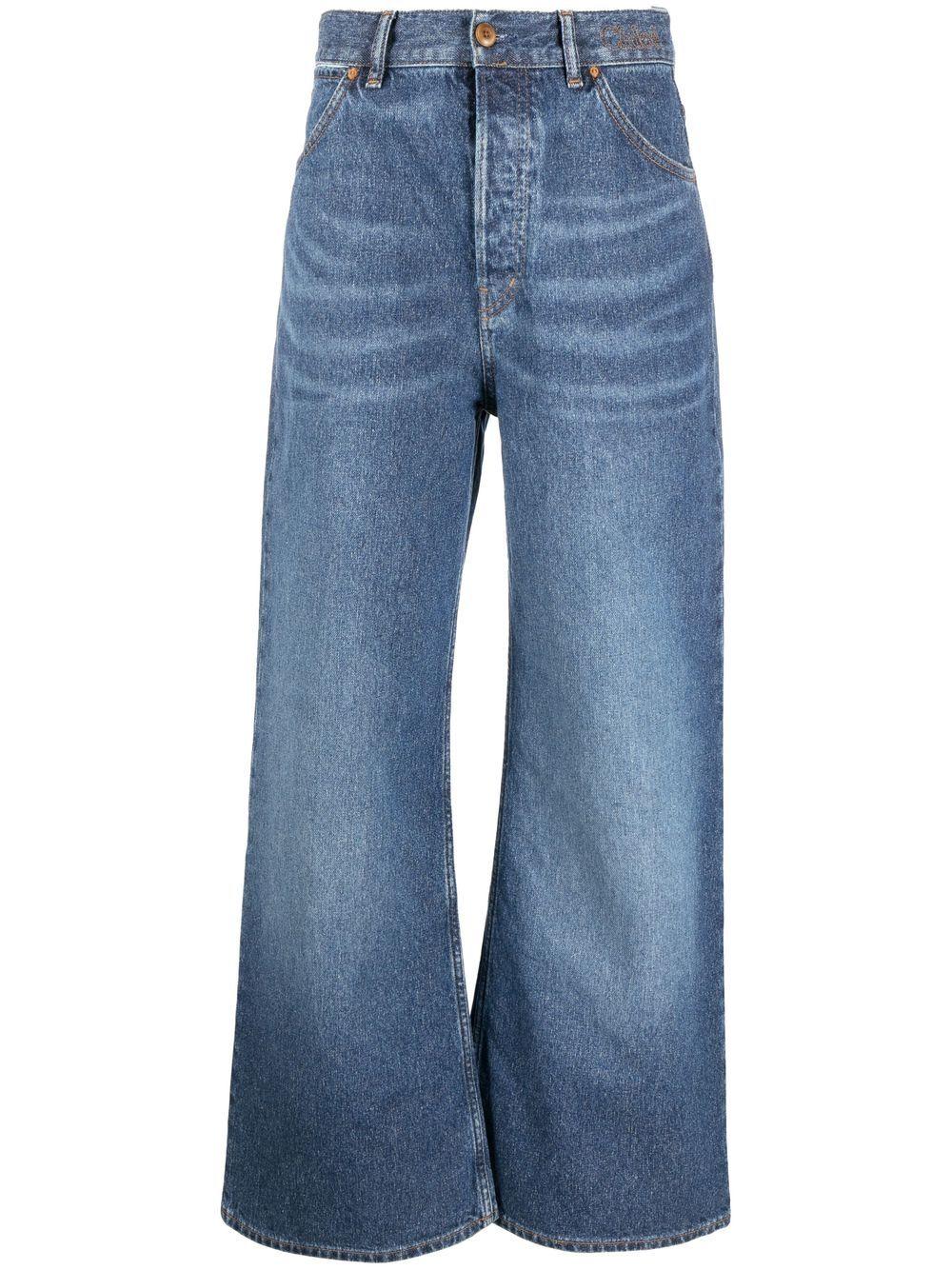 chloè jeans blue outer: cotton - women