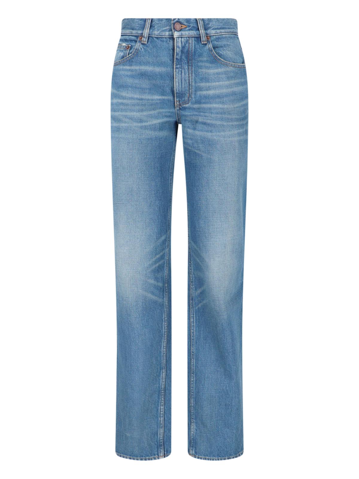 chloè jeans blue outer shell: cotton - women
