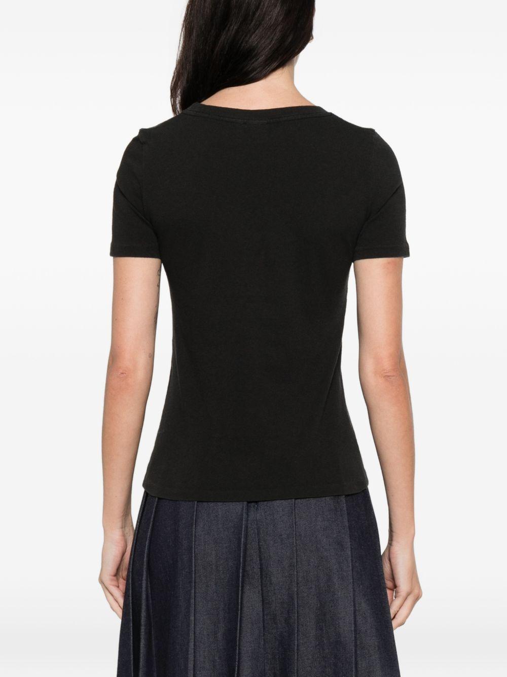 chloè t-shirts and polos black cotton - women