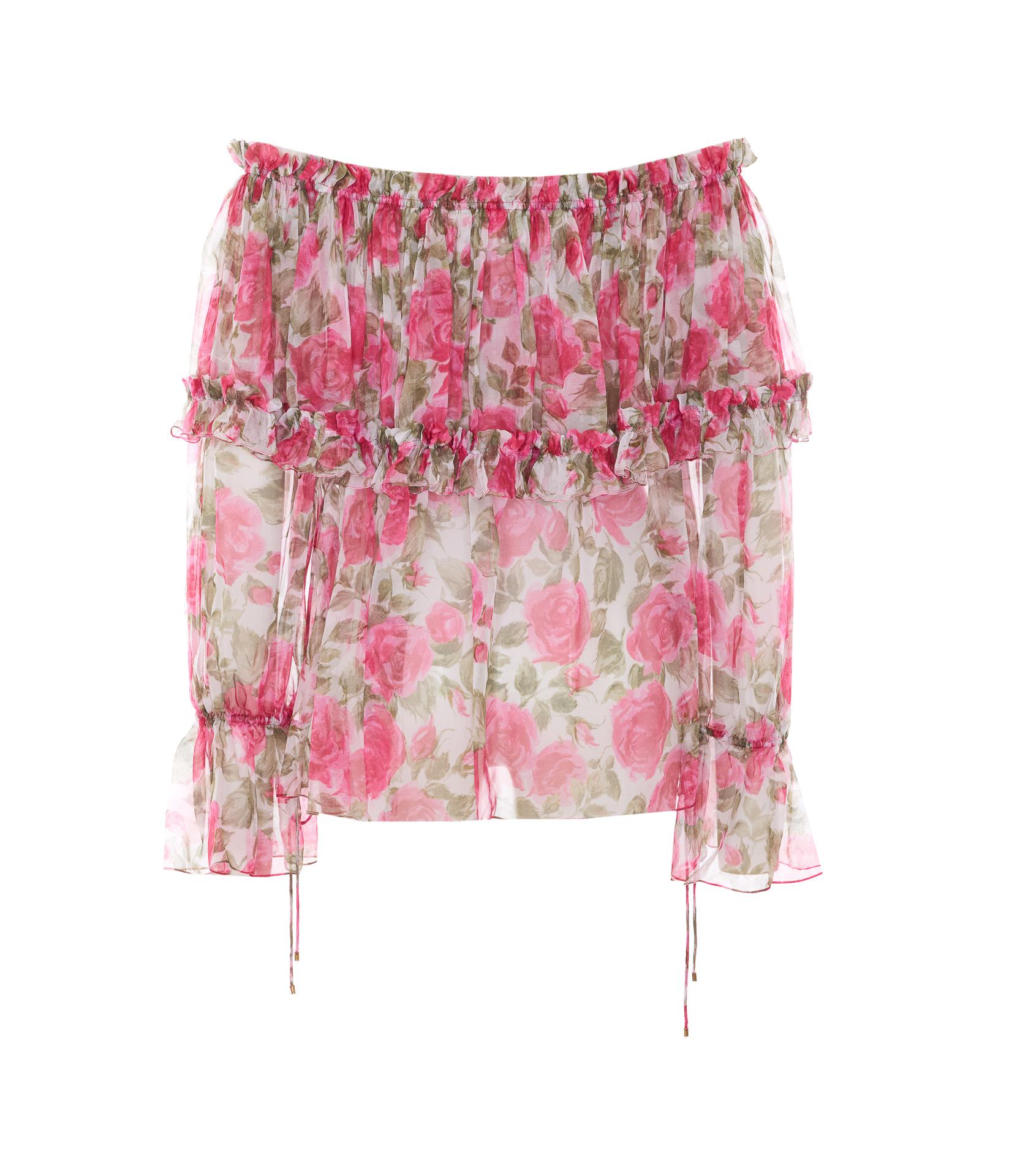 chloè top pink silk - women