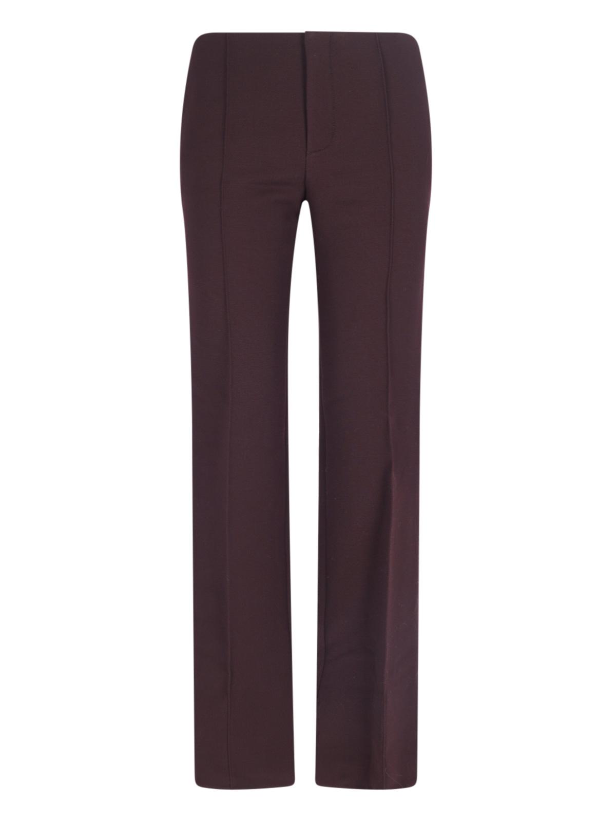 chloè trousers brown - women