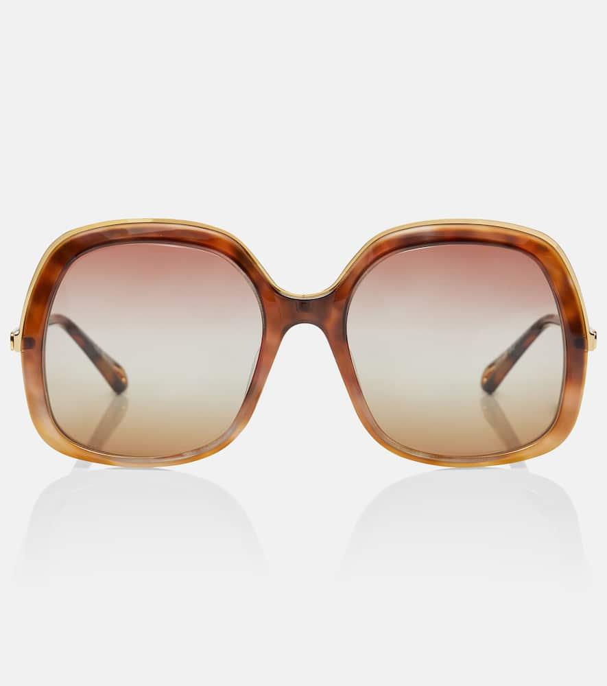 chloé aly oversized square sunglasses