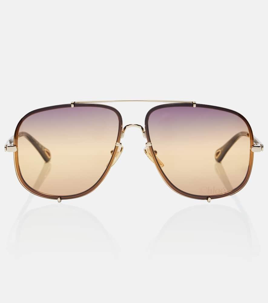 chloé aviator sunglasses
