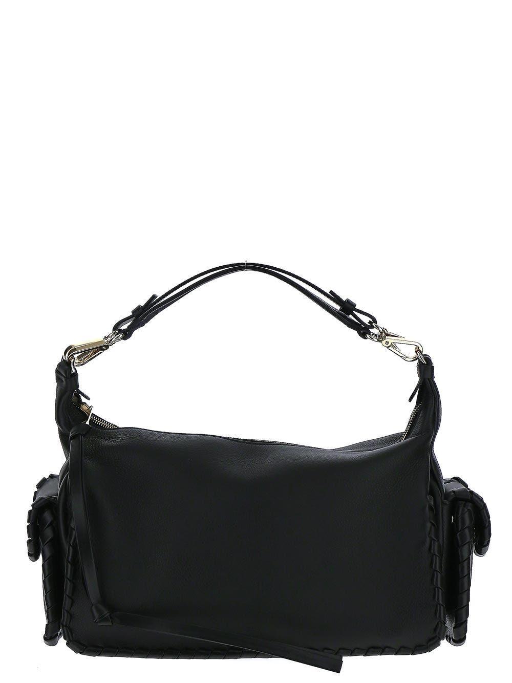 chloé black leather bag