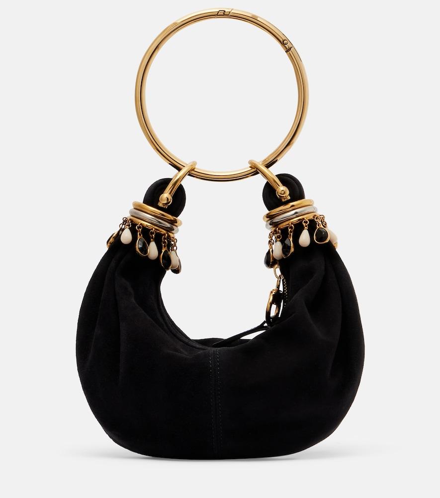 chloé bracelet small suede shoulder bag