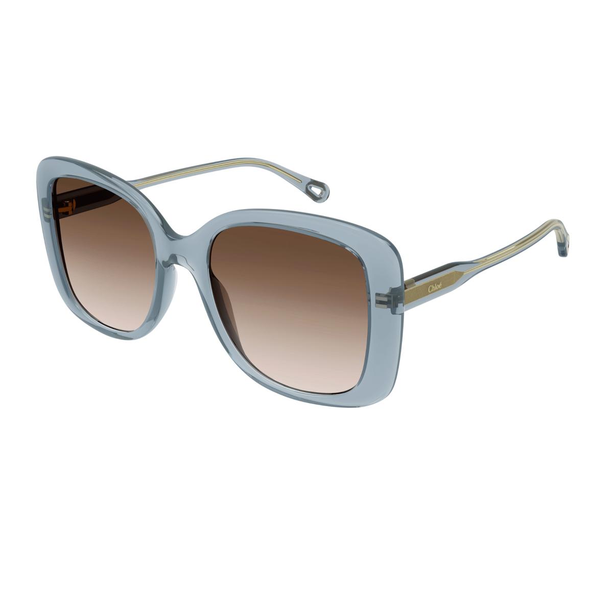 chloé ch0125s blu celluloid occhiali sole - women