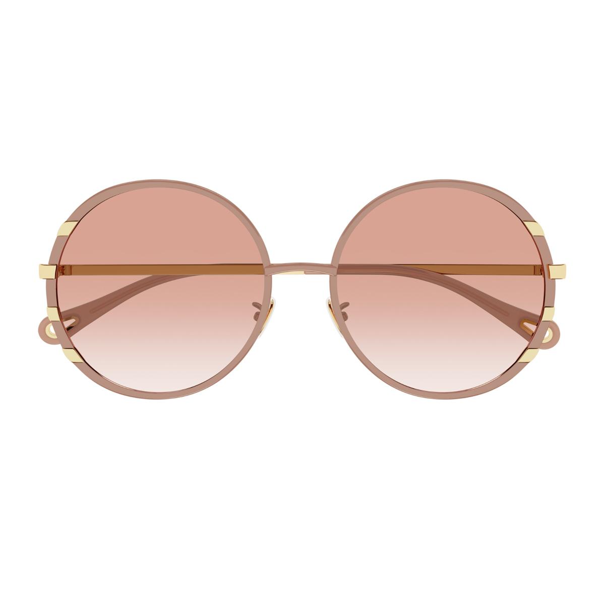 chloé ch0144s rosa metal occhiali sole - women