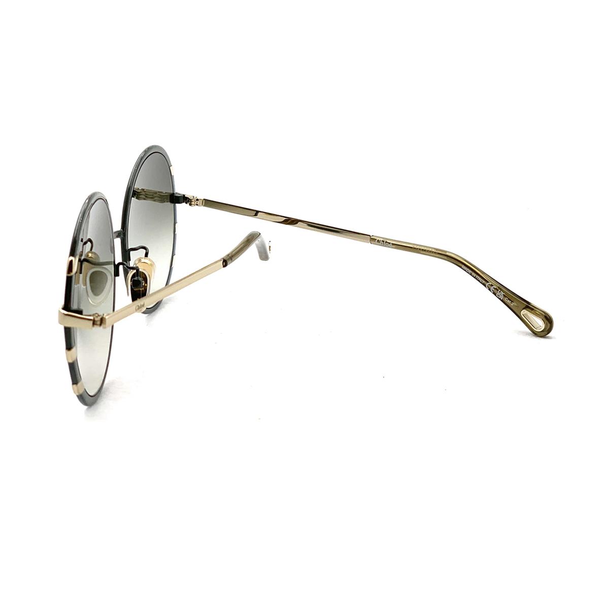 chloé ch0144s verde metal occhiali sole - women