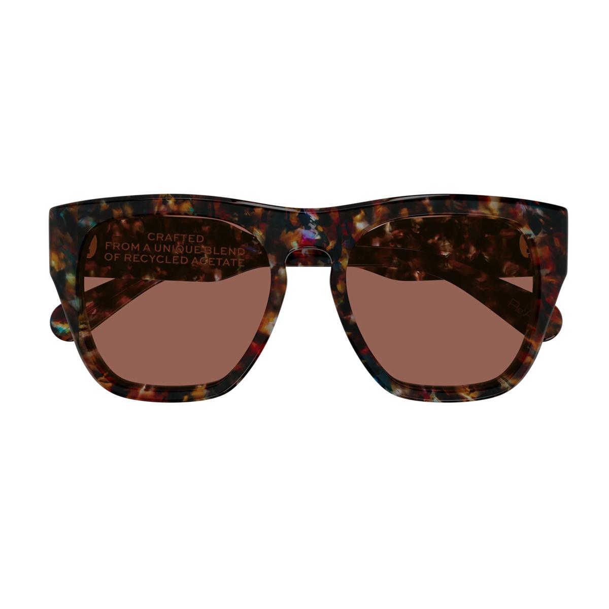 chloé ch0149s linea gayia 009 rosso recycled acetate occhiali sole - women