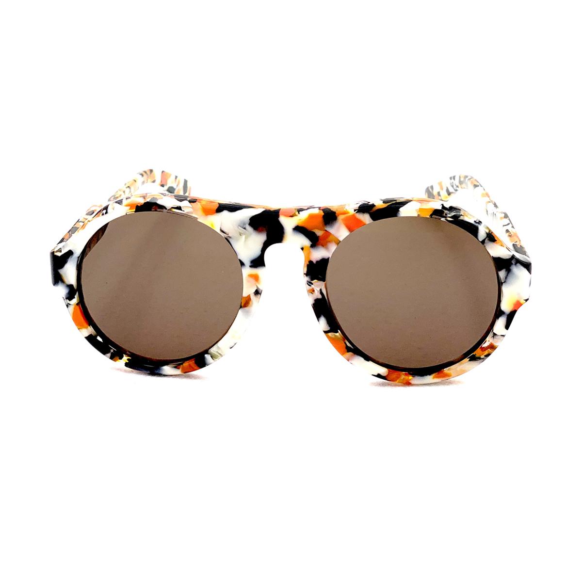 chloé ch0151s arancione celluloid occhiali sole - women