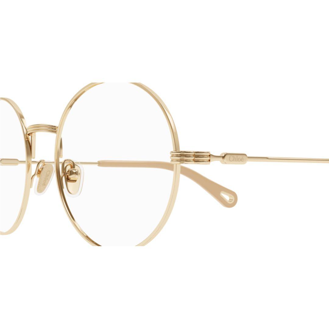 chloé ch0179o-002gold-gold-transparent