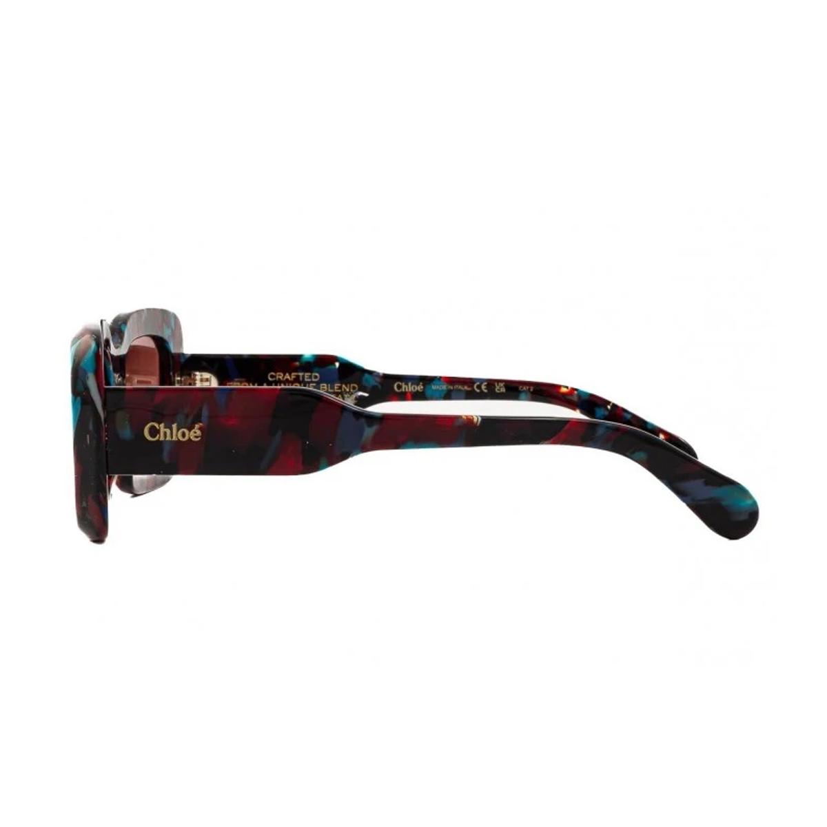 chloé ch0188s 006 nero recycled acetate occhiali sole - women