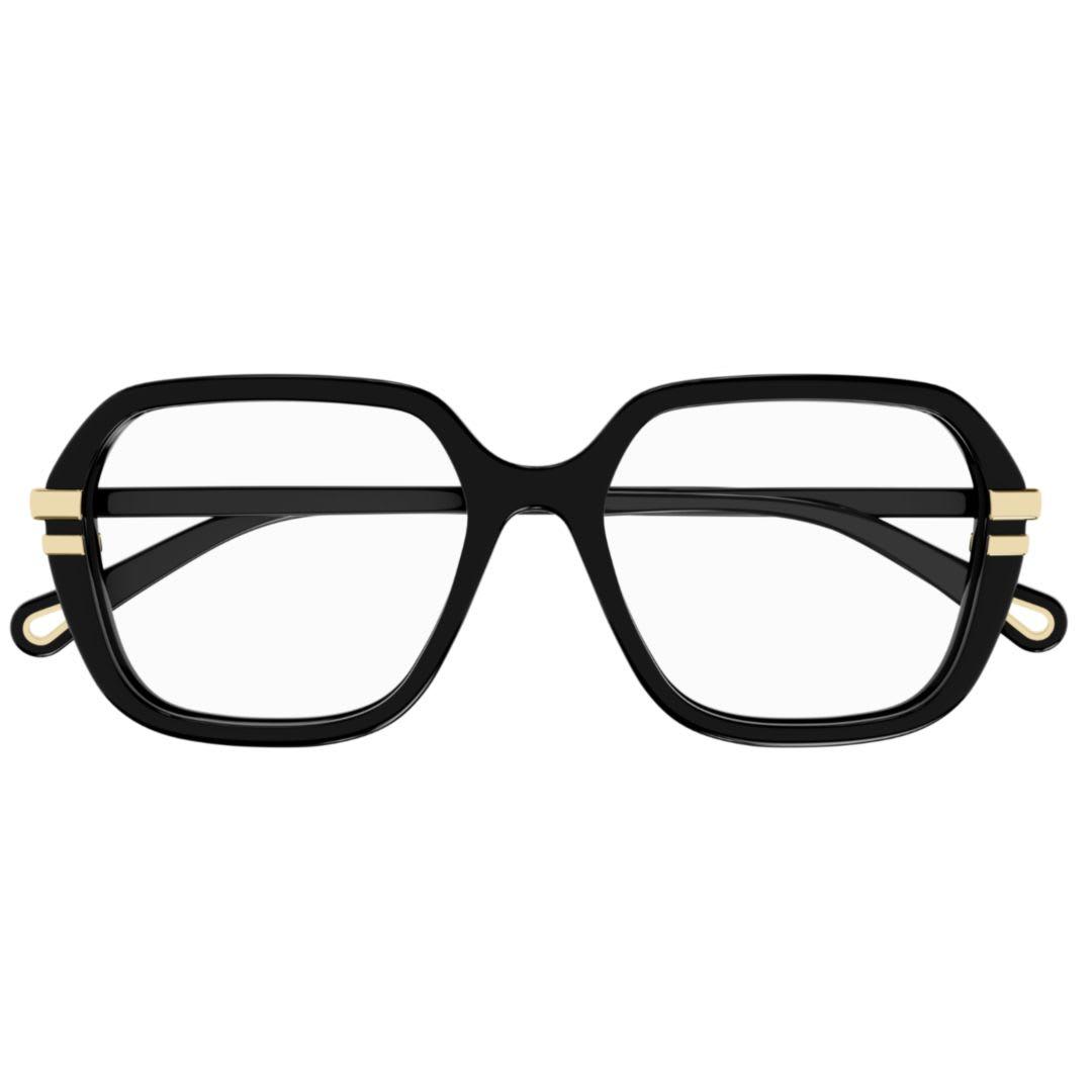 chloé ch0205o-001black-black-transparent