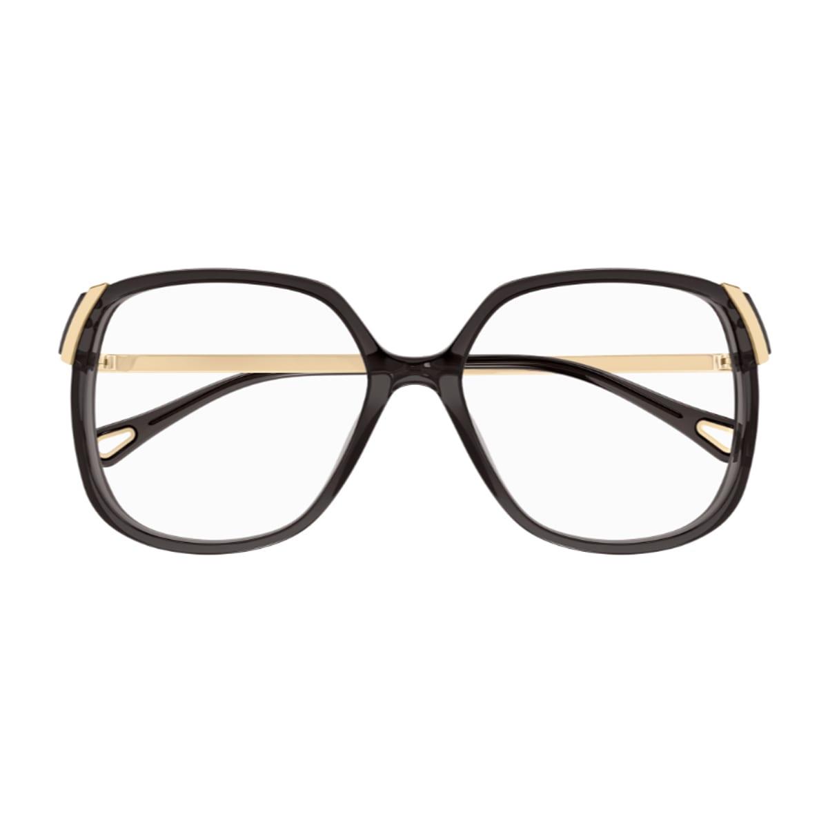 chloé ch0287o aly linea chloé 001 grey gold glasses