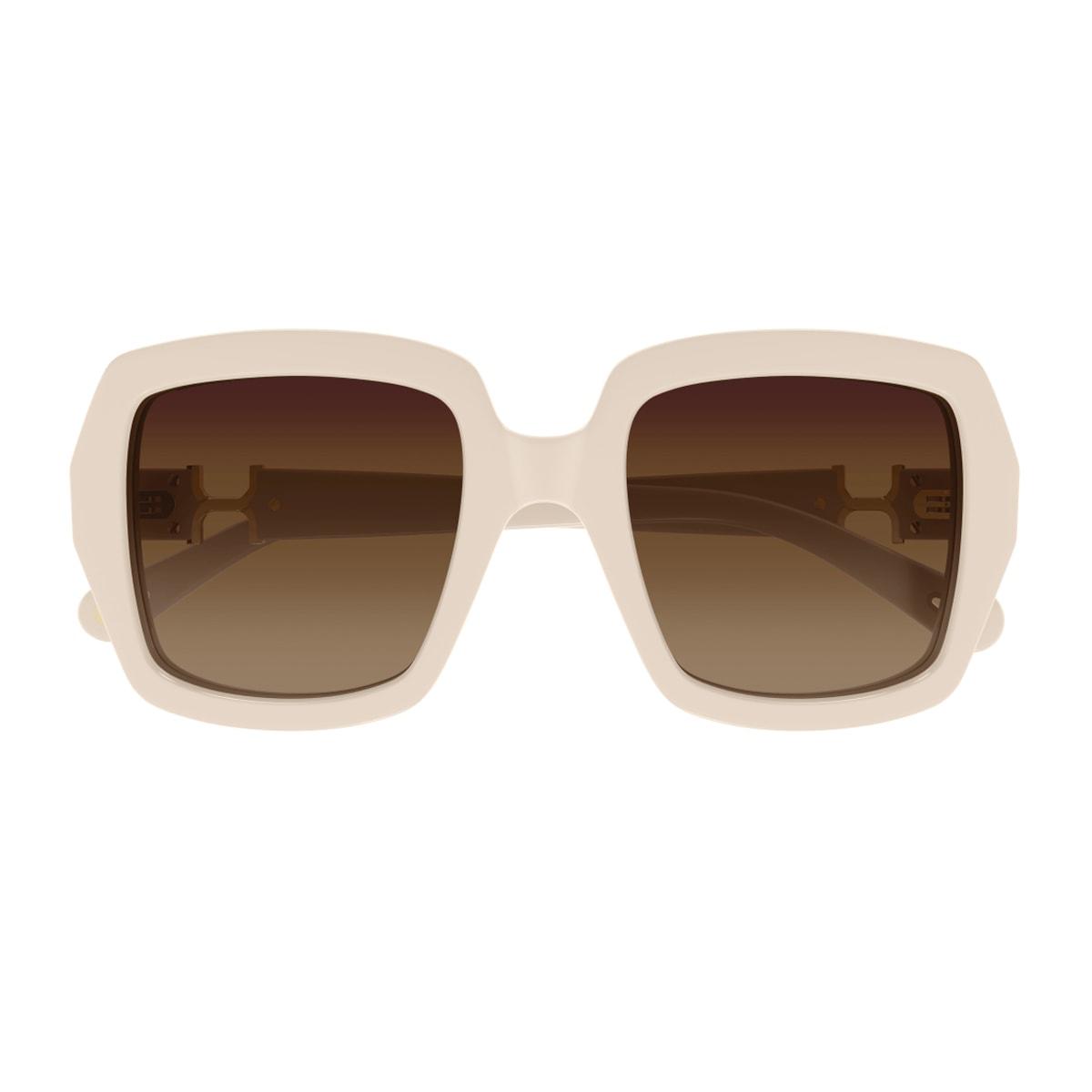 chloé ch0301s marcie-linea chloé 003 ivory brown sunglasses