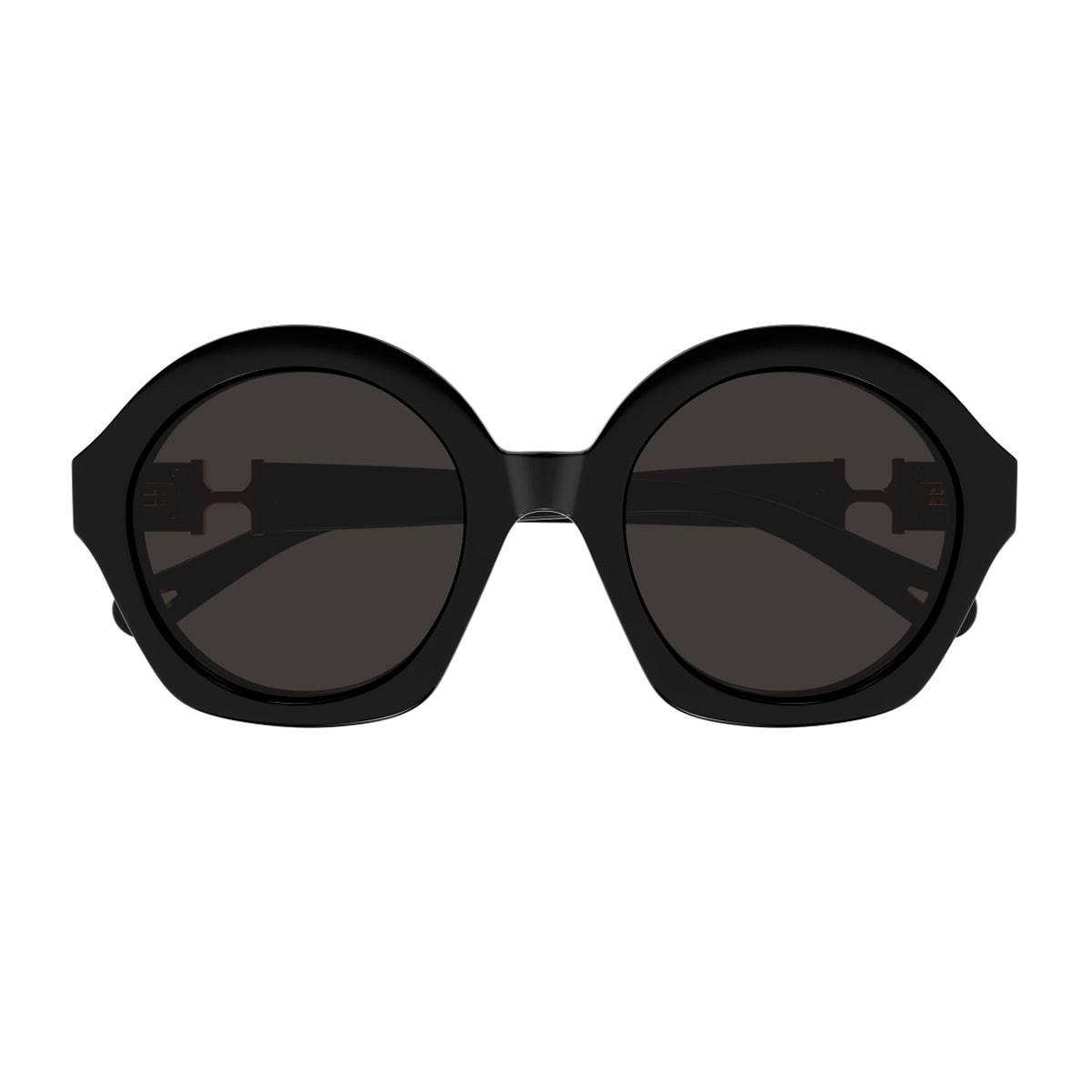chloé ch0302s marcie- linea chloé 001 black grey sunglasses