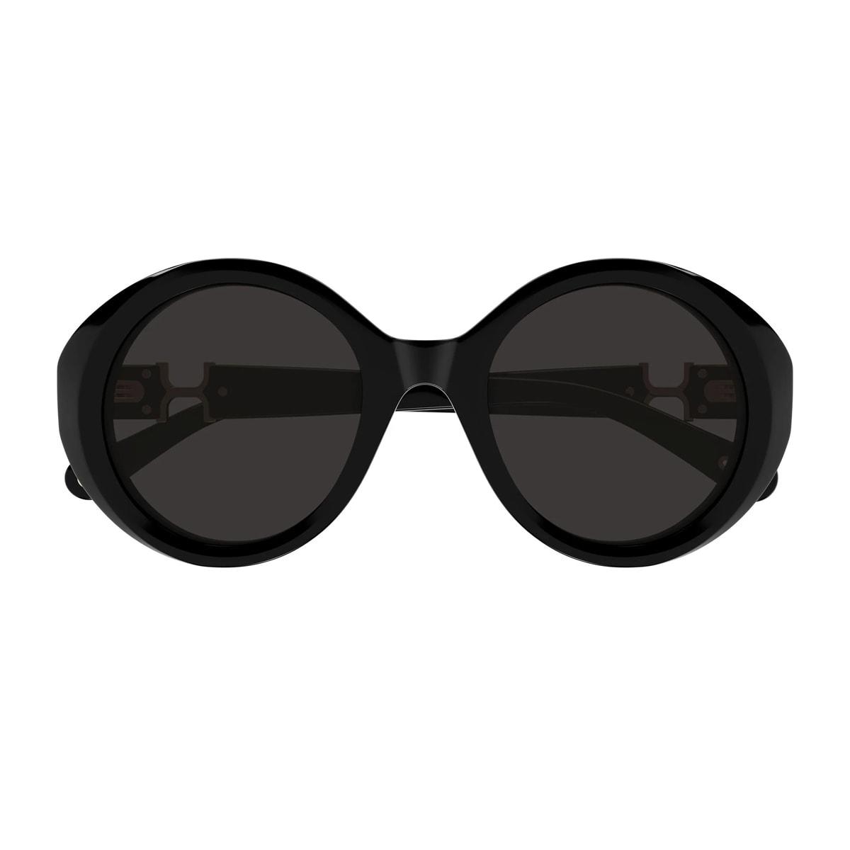 chloé ch0332s marcie- linea chloé 001 black grey sunglasses