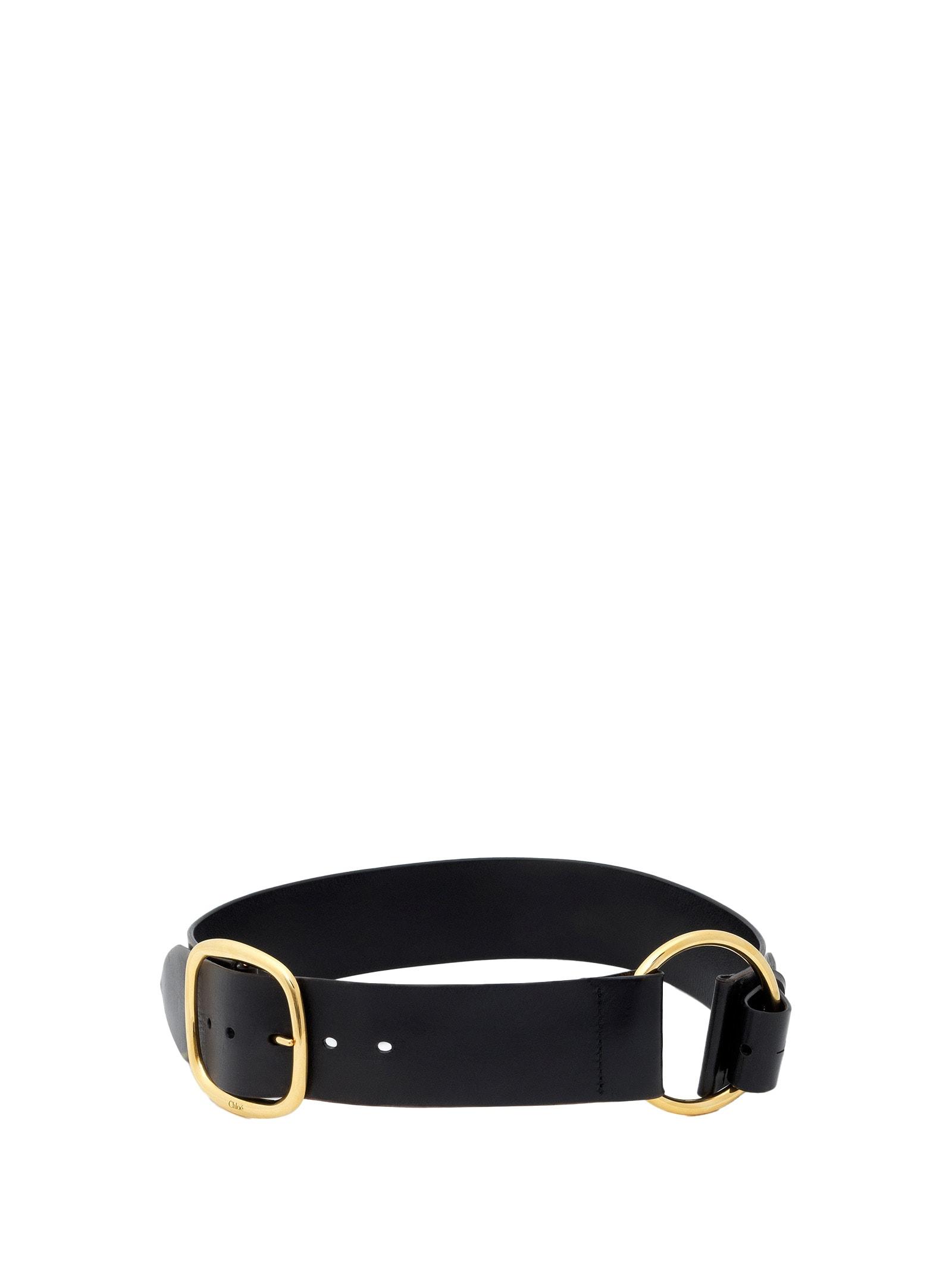 chloé chloè belts black