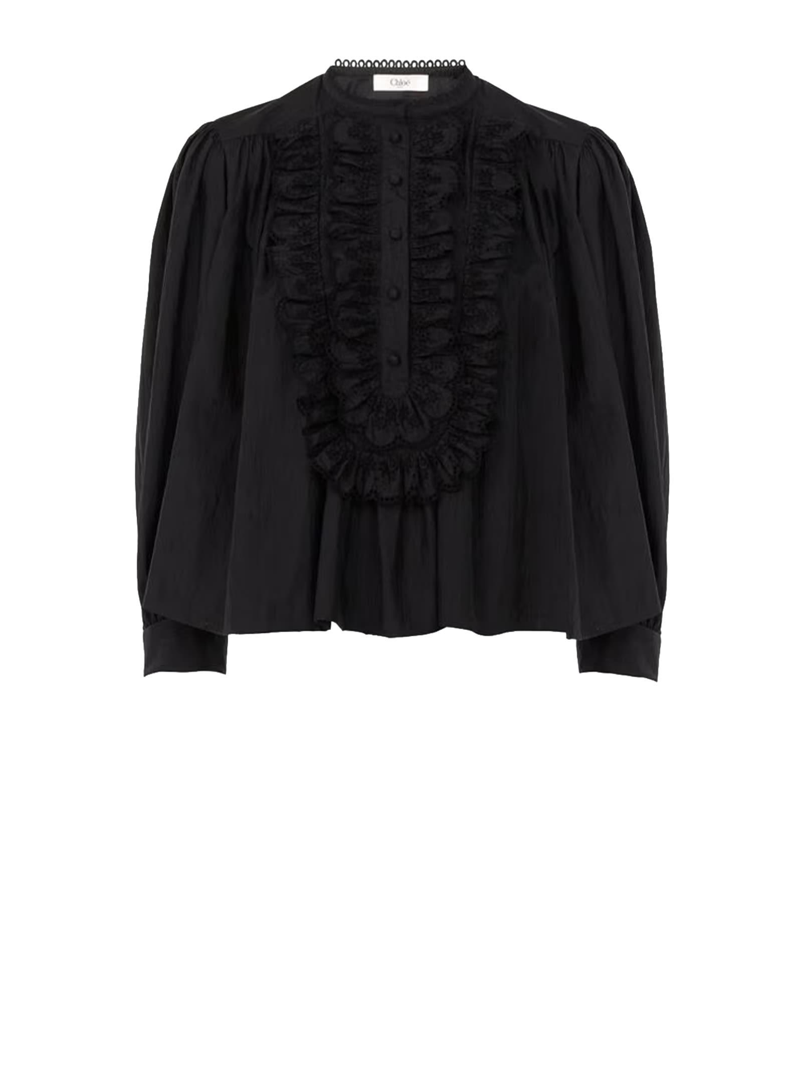 chloé chloè shirts black