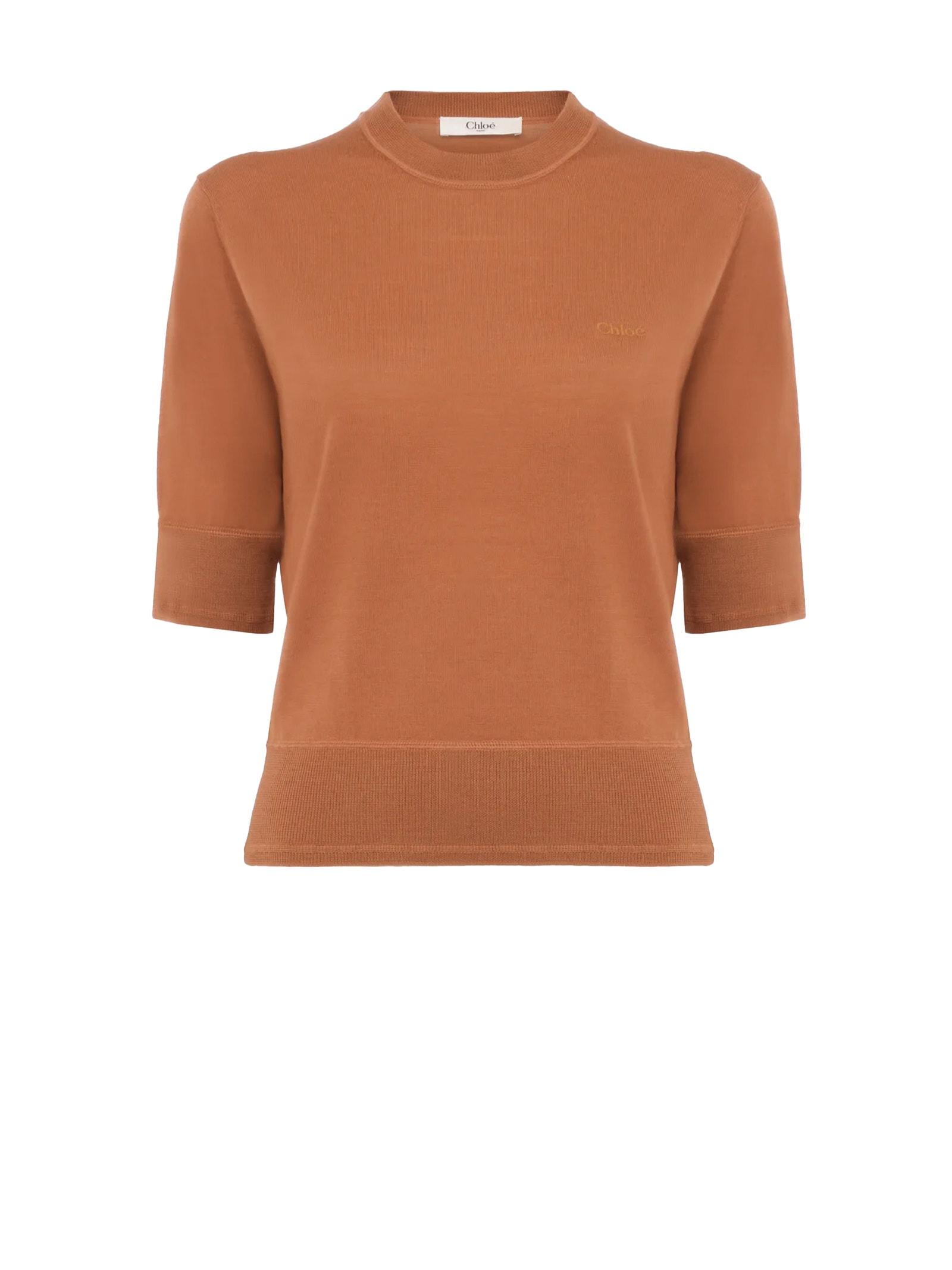 chloé chloè sweaters brown