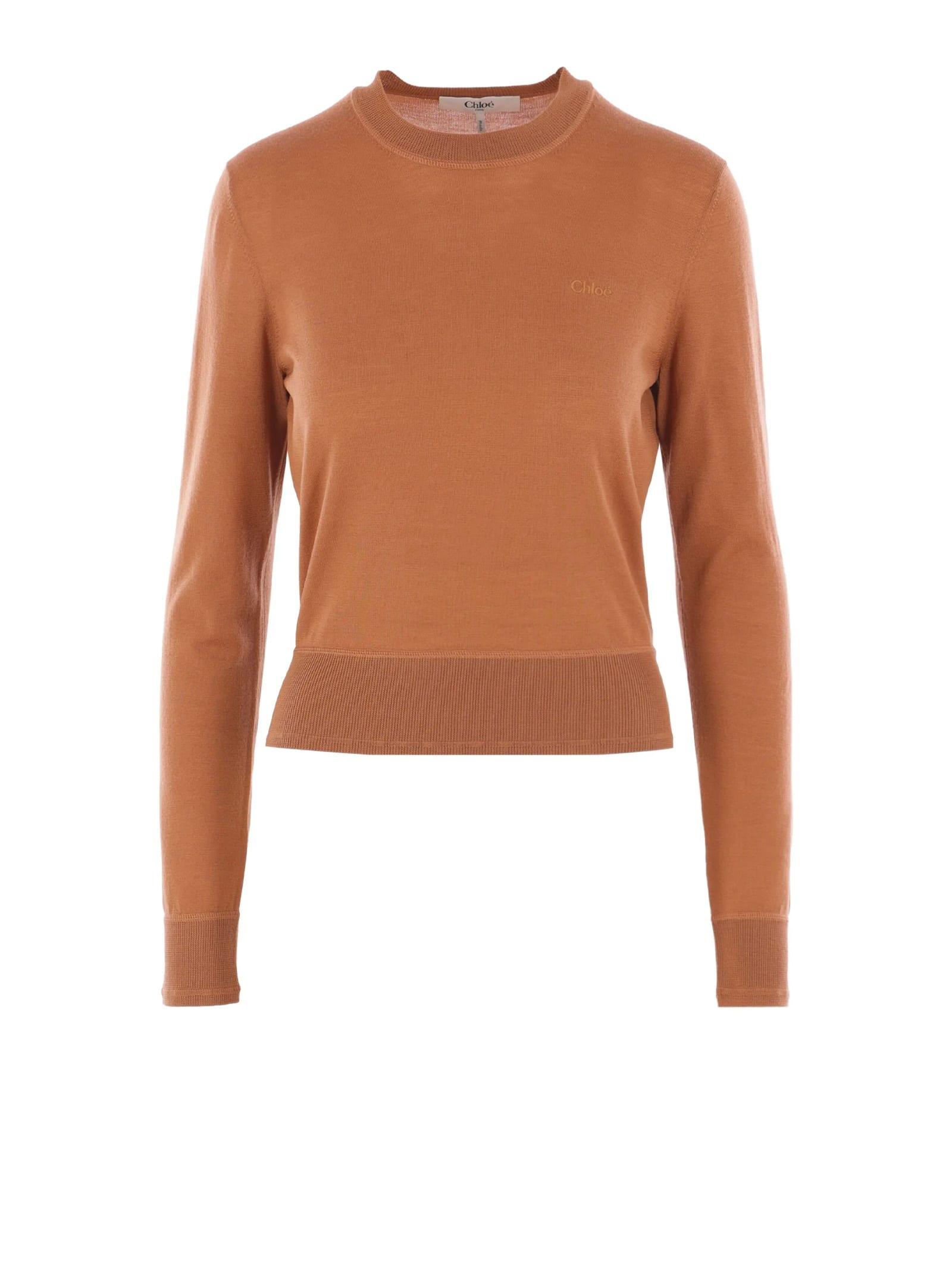 chloé chloè sweaters brown