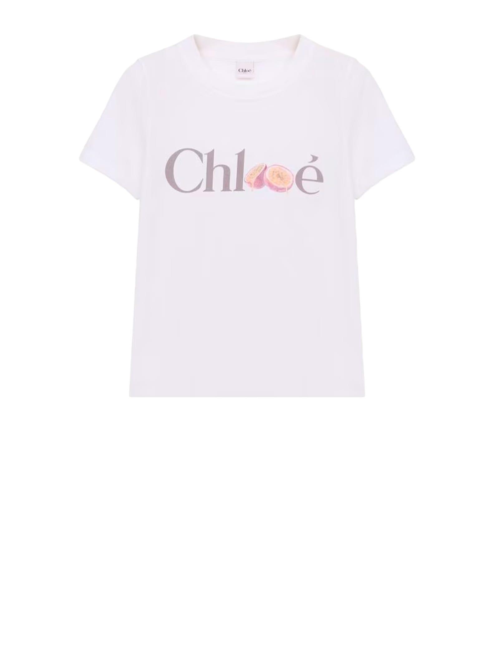 chloé chloè t-shirts and polos white