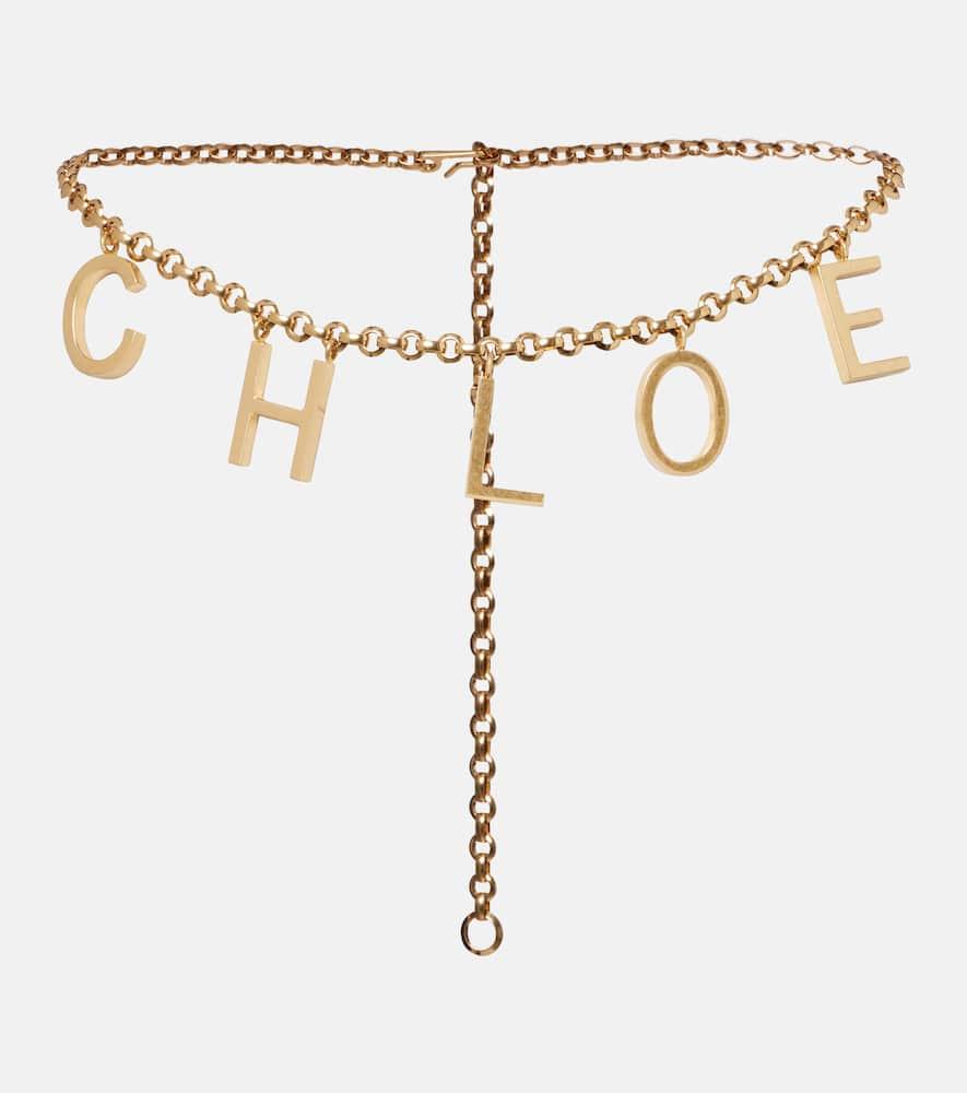 chloé chloé letters belt
