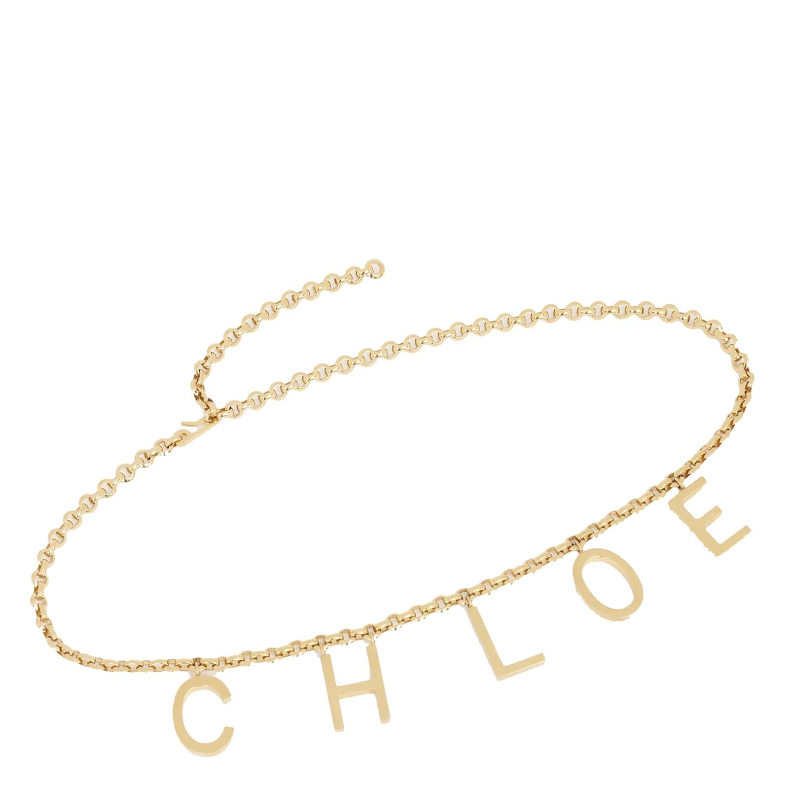 chloé chloe letters belt